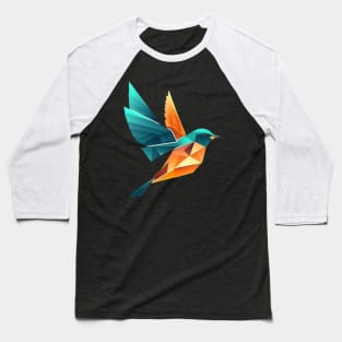 Paradise Bird - Geometric bird design for the environment Baseball T-Shirt